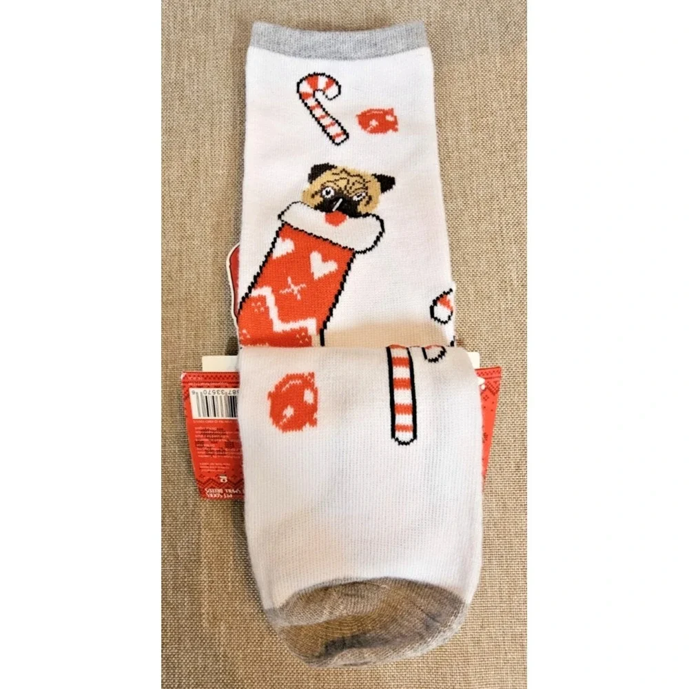 Happy Howlidays Pet & Owner Matching Socks Set Small Breed Christmas Dog Gift